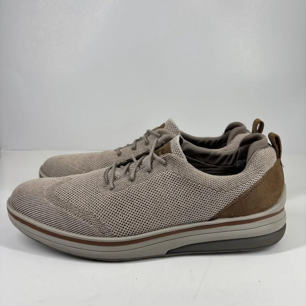 Skechers‎ Mark Nason  Casual Cell Wrap Robinson Men's US 12 Taupe Wingtip Oxford
